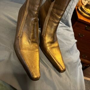 Donald J Pliner Salona bronze leather boot